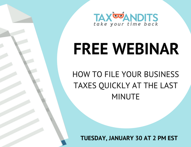 Join the TaxBandits webinar 