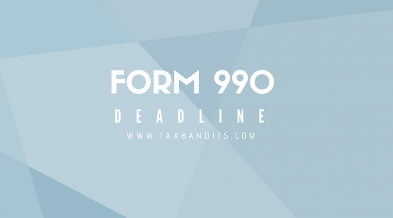 deadline to file form 990