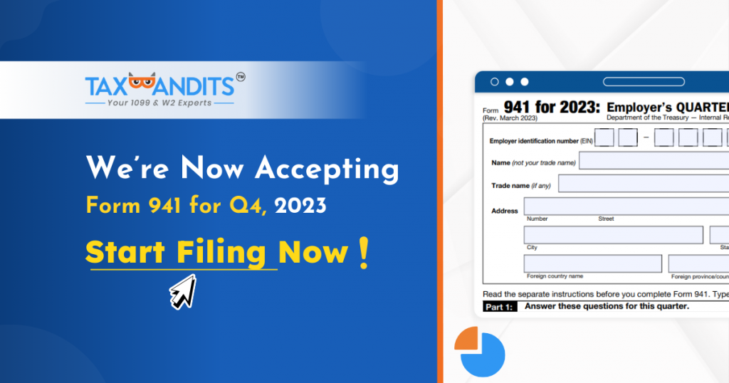 IRS Form 941 for Q4 2023