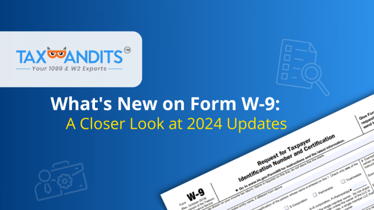 W-9 Updates for 2024