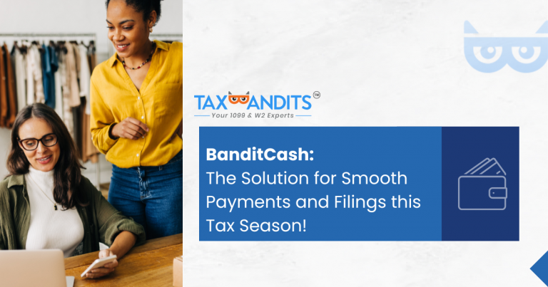 TaxBandits BanditCash feature